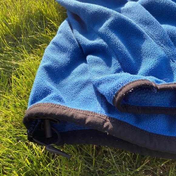 Ocean Blue Quarter Zip Pull Over Fleece Sweater - Picture 5 of 5